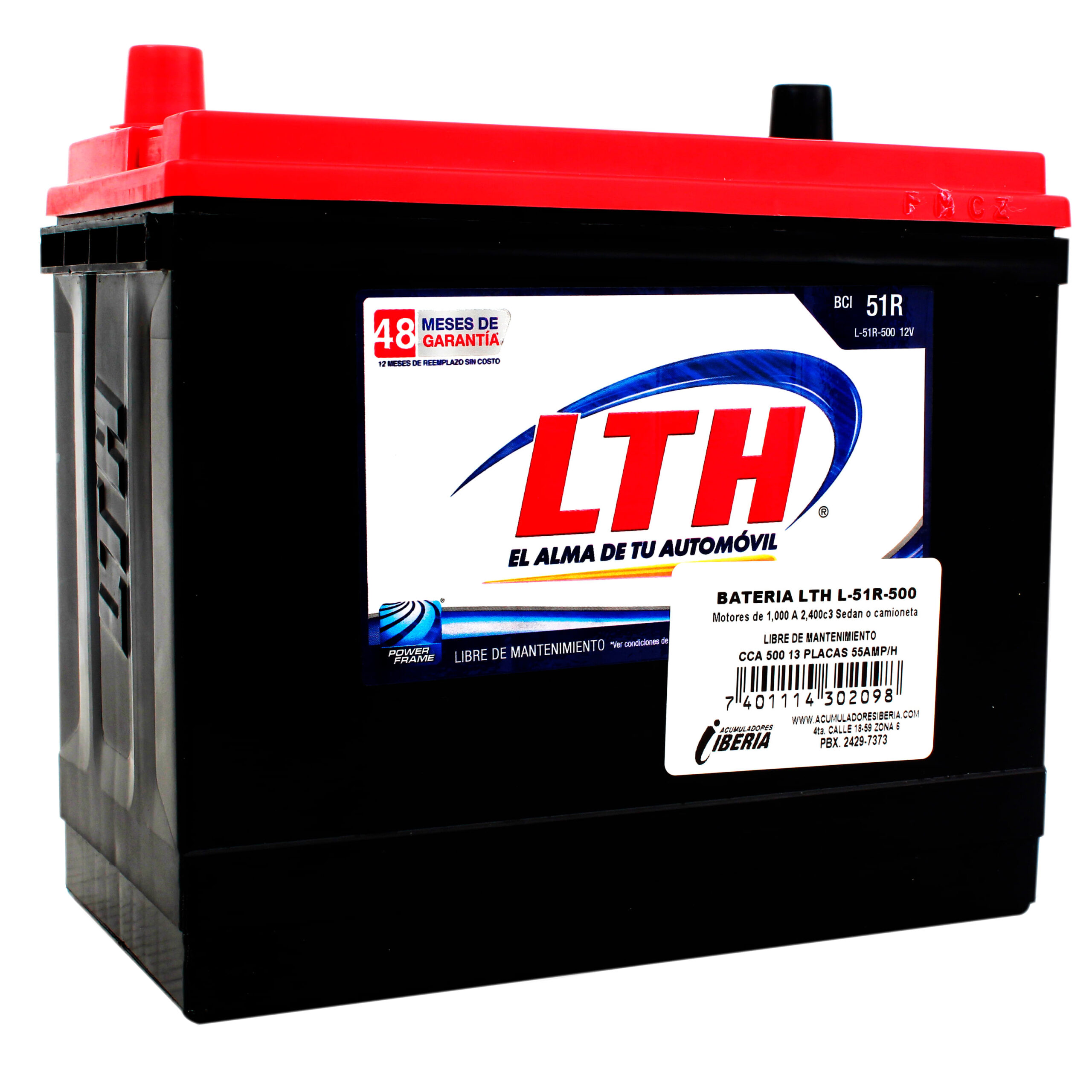 Batería LTH L-51R-500